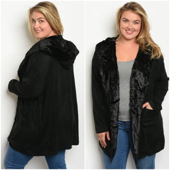 Sweaters - Plus size Black cardigan